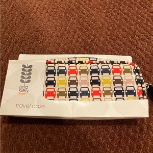 Orla Kiely “Car” travel case and wristlet. NWT